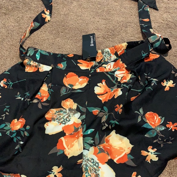 Allegra K Tie-waist Shorts - Picture 3 of 5